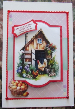 The Chicken Coop - 5x7 by Wendy De Winter