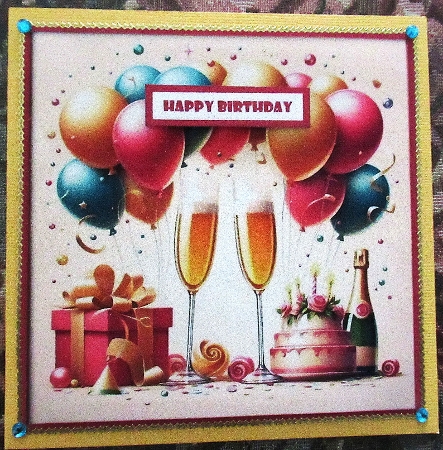 Birthday Celebration Quick Card 12 by Wendy De Winter