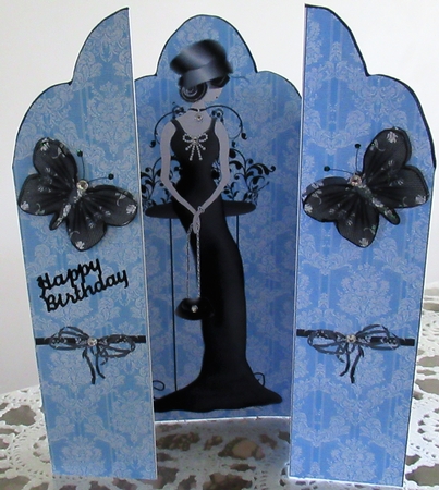 Mademoiselle Scallop Top Gatefold by Wendy De Winter