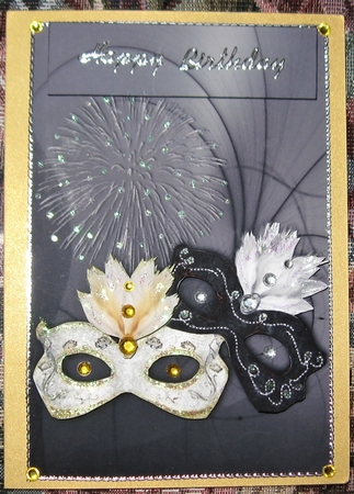 Masquarade Masks New Year by Wendy De Winter