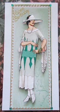 Lady in Green Dl by Wendy De Winter