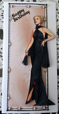 Vintage Fashion Lady Dl by Wendy De Winter