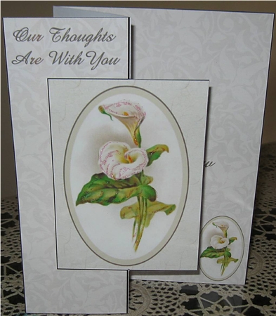 In Your Time of Sorrow Fold Back Sheet by Wendy De Winter