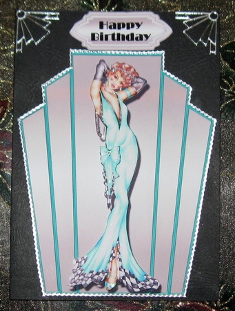 Art Deco A5 Topper by Wendy De Winter