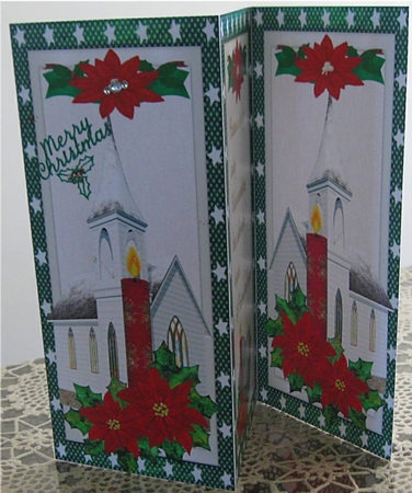 Christmas Trifold by Wendy De Winter