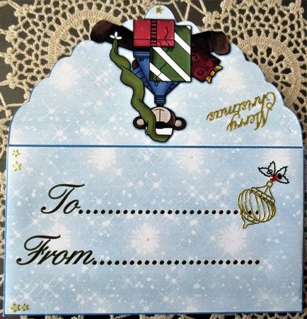Teddy Presents Christmas Snow Money Gift Wallet by Wendy De Winter