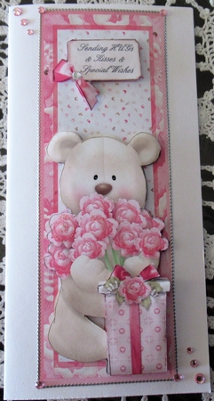 Sending Hugs & Kisses & Special Wishes - Large Dl by Wendy De Winter