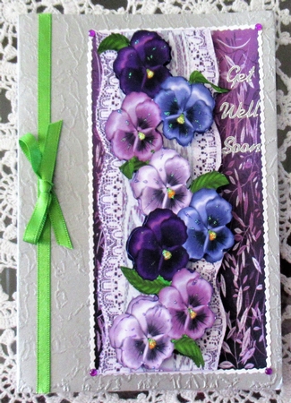Pansies Dl by Wendy De Winter