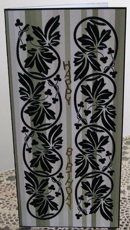 Leaf Chain Voucher Card by Wendy De Winter