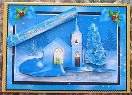 Starry Night Church by Wendy De Winter