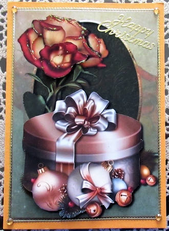 Copper Christmas Gifts & Roses by Wendy De Winter