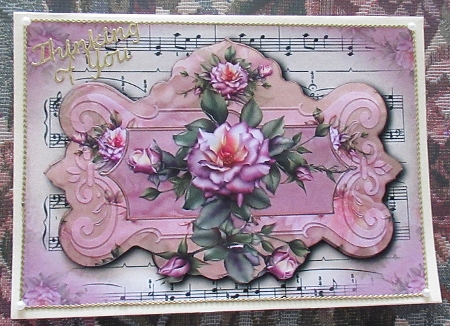 Vintage Roses & Sheet Music by Wendy De Winter
