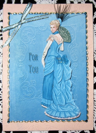 Going to the Ball 4 - Card Front & Decoupage by Wendy De Winter