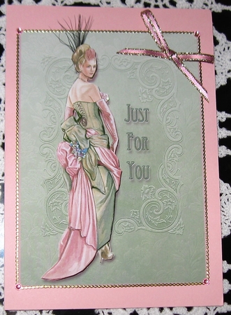 Going to the Ball 5 - Card Front & Decoupage by Wendy De Winter