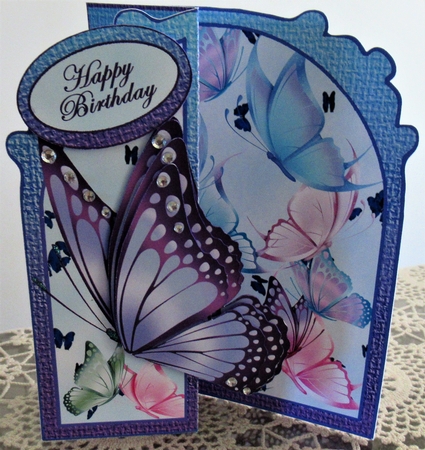 Butterfly Fold Back 'butterflies Galore' by Wendy De Winter