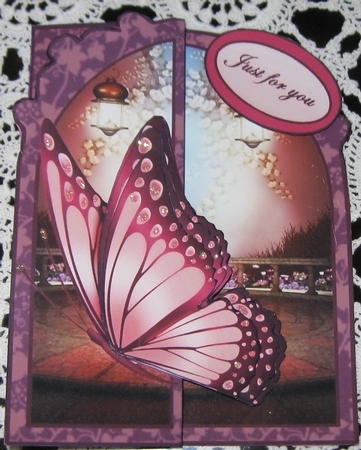 Butterfly Fold Back on the Balcony by Wendy De Winter