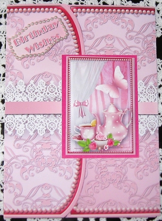Tea Time - Tuck-in Gatefold Mini Kit by Wendy De Winter