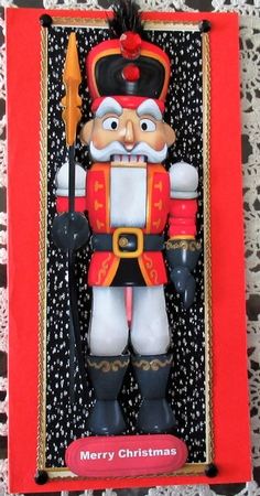 Large D.l. Tin Box Soldier Red by Wendy De Winter