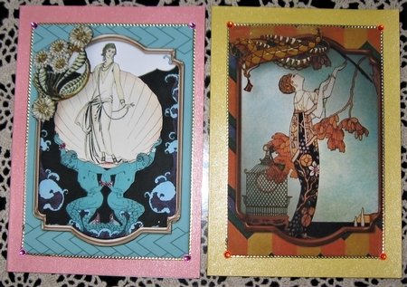 Toppers Duo - Art Deco Ladies by Wendy De Winter