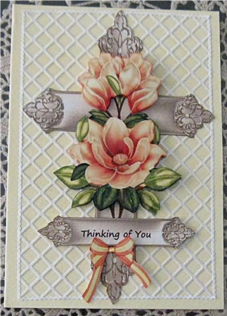 Cross & Magnolia Blossoms by Wendy De Winter