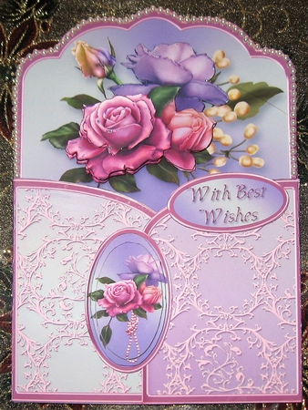Beautiful Roses Gatefold Mini Kit by Wendy De Winter
