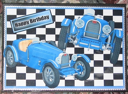 Blue Sports Racing Cars by Wendy De Winter