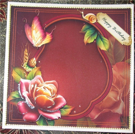 Autumn Rose Topper by Wendy De Winter