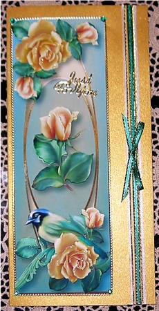 Beautiful Yellow Roses Large Dl by Wendy De Winter