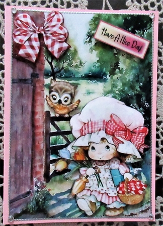 Off to Take Some Flowers and Cake to Granny by Wendy De Winter
