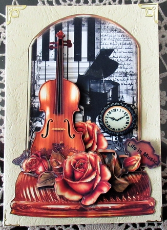 Music Male Globe 2 by Wendy De Winter