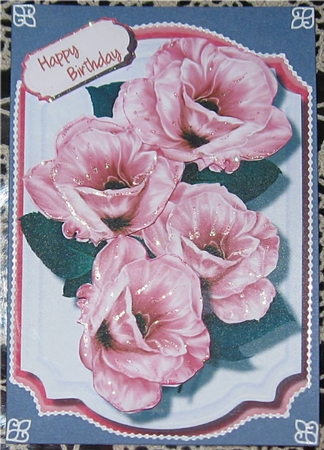 Beautiful Pink Roses on a Bracket Frame  by Wendy De Winter