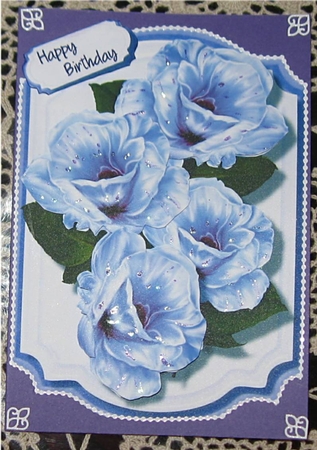 Beautiful Lilac Rose in a Bracket Frame  by Wendy De Winter