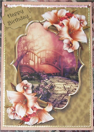 Beautiful Ivory Lilies Scene by Wendy De Winter