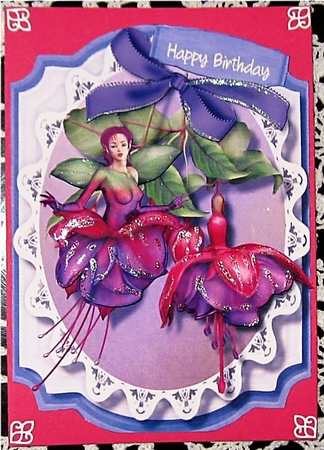Beautiful Fushiar Fairy by Wendy De Winter