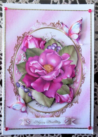 Colorful Roses with Frame by Wendy De Winter
