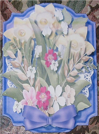 Print,cut,and Fold , Beautiful Summer Flowers  by Wendy De Winter