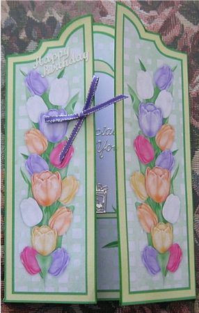 Gate Fold Tulips - Blank by Wendy De Winter