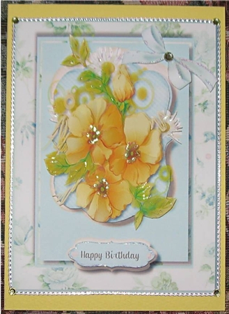 Beautiful Flowers in a Ornate Bracket  by Wendy De Winter