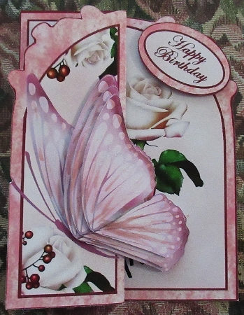 Fold Back Butterfly Kit - Roseberry Blush by Wendy De Winter