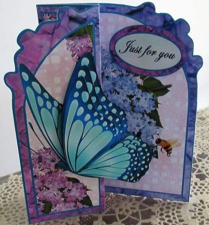 Fold Back Butterfly Kit - Lilacs by Wendy De Winter
