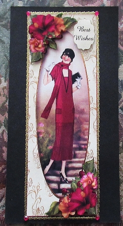 Fabulous Flapper & Hibiscus Large Dl Mini Kit by Wendy De Winter