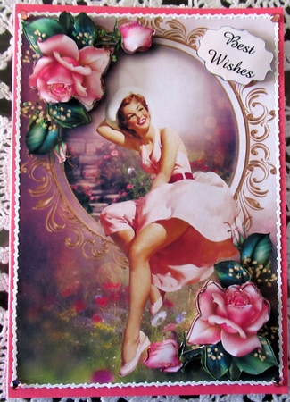 Fifties Rose Beauty by Wendy De Winter