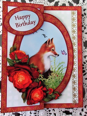 Fold Back - Fox & Butterfly by Wendy De Winter