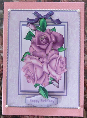 Lovely Lilac Roses by Wendy De Winter