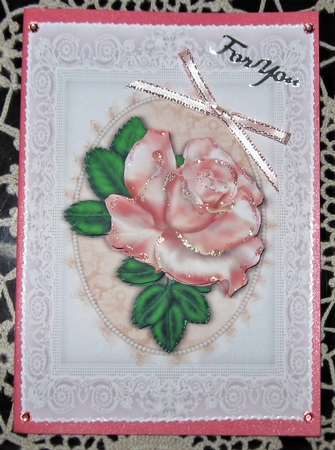Beautiful Pale Pink Rose by Wendy De Winter