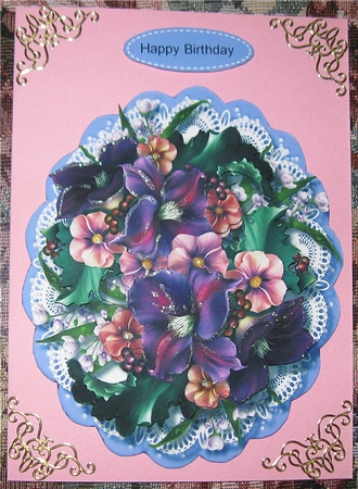 Beautiful Lilac Mix of Summer Blooms  by Wendy De Winter