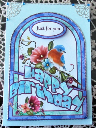 Little Bird Cutaway Card by Wendy De Winter