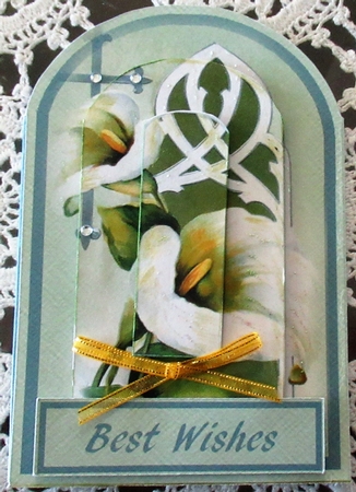 Calla Lily Tri Fold by Wendy De Winter