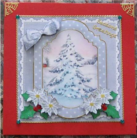 Snow Tree My Parents 6in Christmas Step by Step by Wendy De Winter