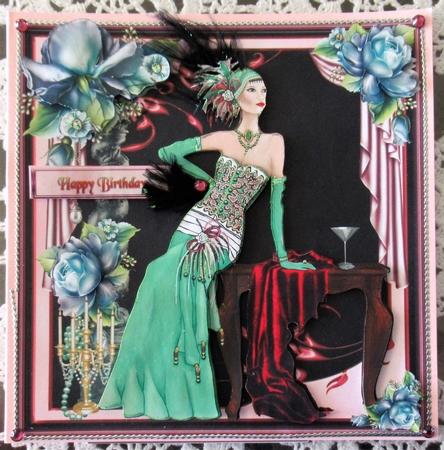 Stunning Flapper Lady Mini Kit by Wendy De Winter